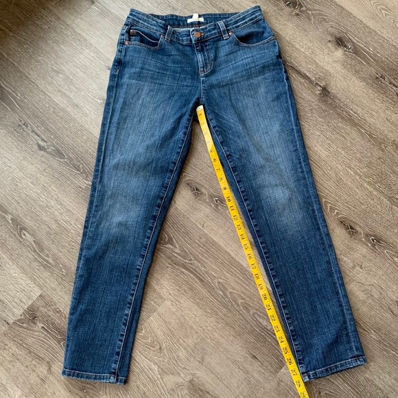 Eileen Fisher Slim Skinny Tapered Jeans Size 4 - Picture 8 of 11